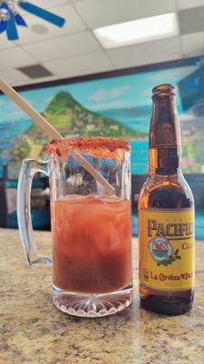 Michelada Preparada