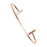 14k Rose Gold Bangle Cuff Bracelet (comes in All Golds)