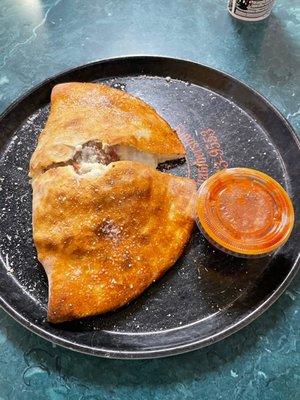 Calzone and marinara