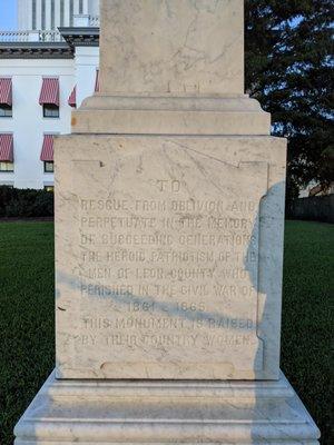 Civil War Memorial at the Florida State Capitol