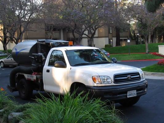 One of our sweeper trucks.