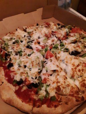 Ultimate veggie pizza