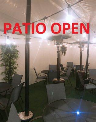 Come enjoy our patio =)