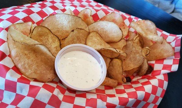 House made chips.