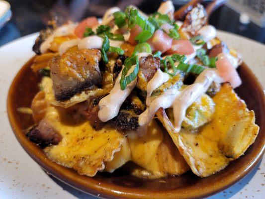 Loaded chips with brisket