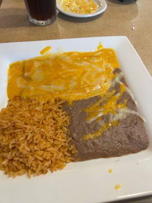 Cheese enchiladas