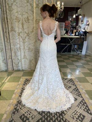 Wedding dress alterations