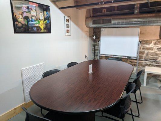 Boardroom table available for local meetings.