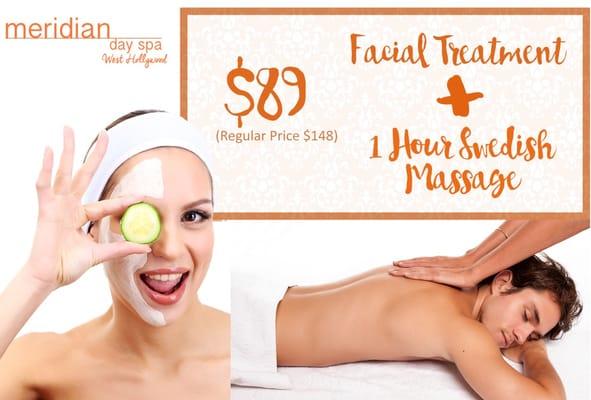 Facial and Massage Package Deal!