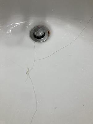 Broken sink