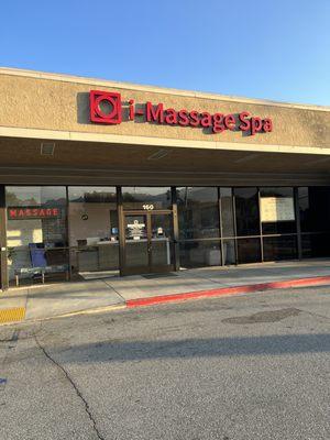 Main entrance: formerly Massage Envy