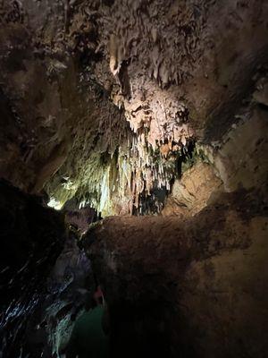 More stalactites