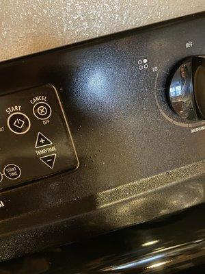 Dirty stove buttons