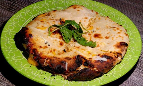 Garlic & Cheese Kulcha -roasted heirloom garlic & cream cheese