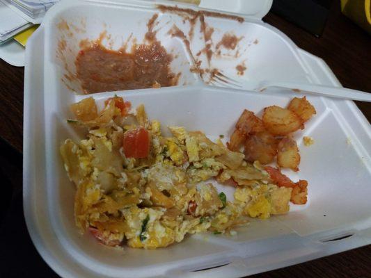 Migas  plate