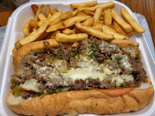 Cheesesteak w/ fries