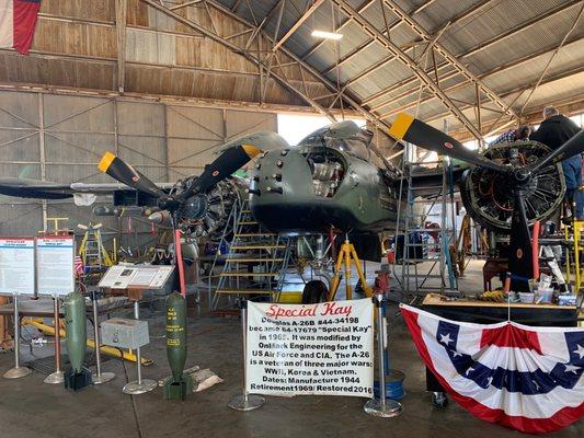 Special Kay! 1944 This plane has 14 fifty caliber machine guns. That's some firepower!