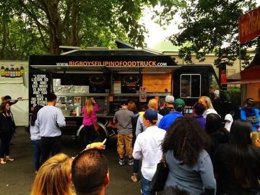 the food truck in the Bite At Seattle festival.