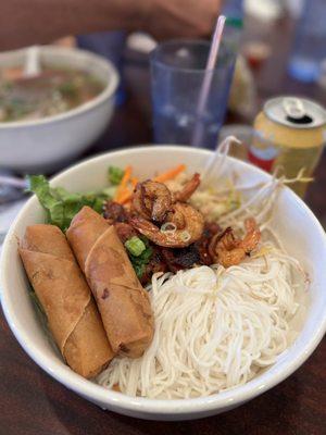 B04. Grilled Shrimps and Pork Vermicelli