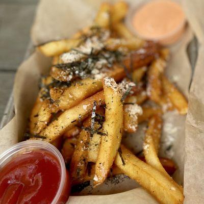 Shichimi Garlic Parmesan Fries