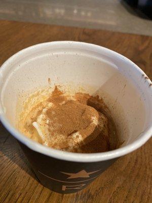 HOUSE AFFOGATO -Classic Affogato Golden Demerara Syrup Cinnamon Dust@STARBUCKS RESERVE BAR CUPERTINO CA Fri 11/26/21