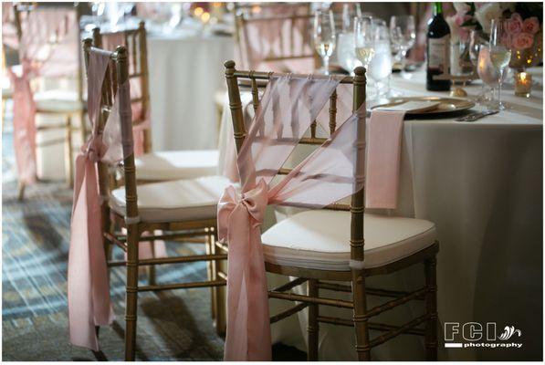 Little details on our Chiavari Chairs!