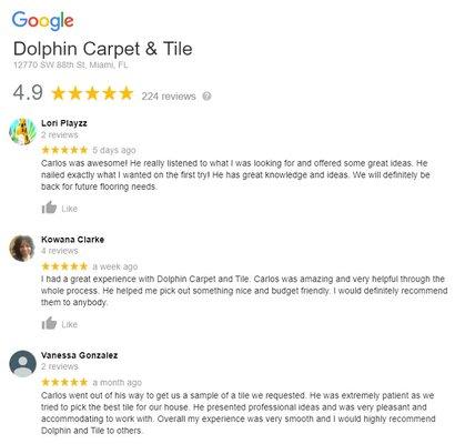 Just a few of the many positive reviews from 100% legitimate customers that Yelp chooses to suppress!