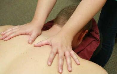 A chronic neck strain can often benefit from myofascial release to decrease pain and improve motion.