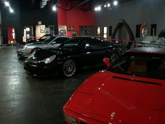 A few really nice cars in this here showroom!