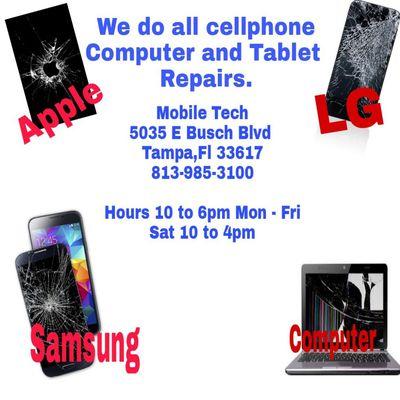 Check out all of our great repair prices !