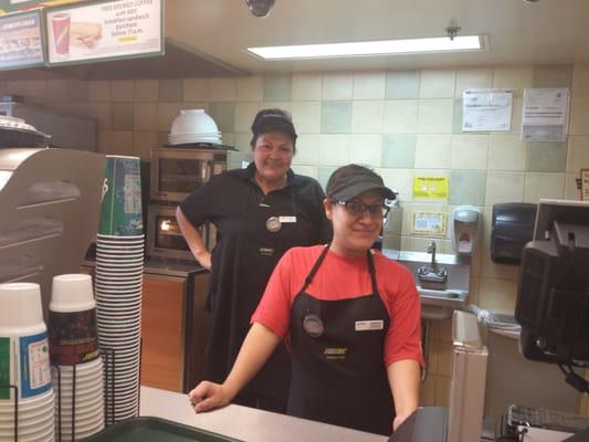 Our Manager Adriana and the staff are ready to help build your delicious sandwich!