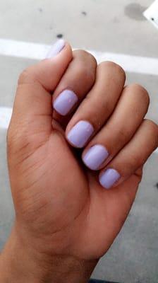 purple nails that'll match my purple bridesmaid dress!