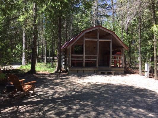 One of our sleeping cabins