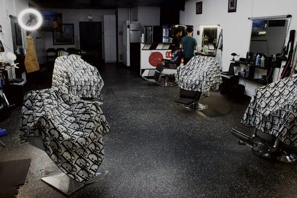 INSIDE OF THE BARBERSHOP