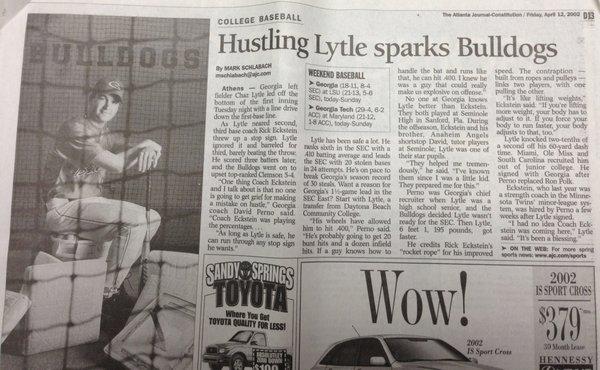 Chaz Lytle, Hustling Lytle sparks Bulldogs!