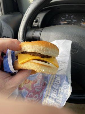 Double cheeseburger