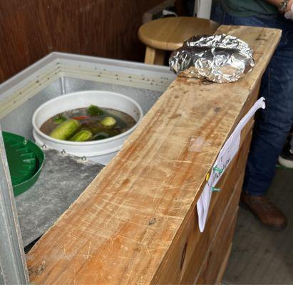 Pickles in the tub