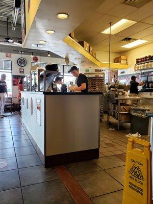 Behind the Counter at Jimmy John's Dussel Rd.