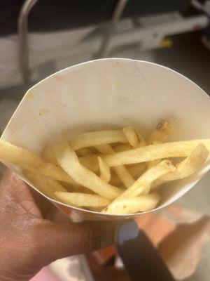 Unsalty fries