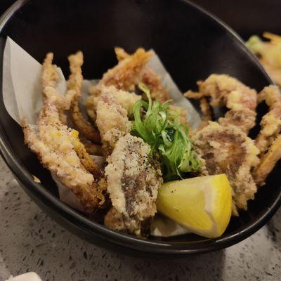 Deep fried soft shell Crab