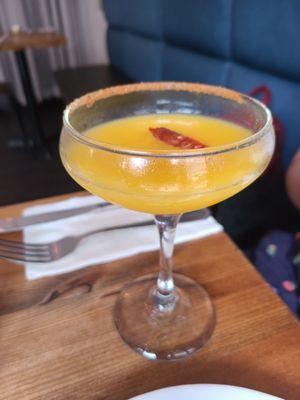 Smokey mango cocktail