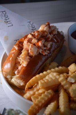 Salted caramel lobster roll