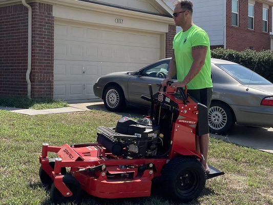 USMC Veterans cutting your grass!