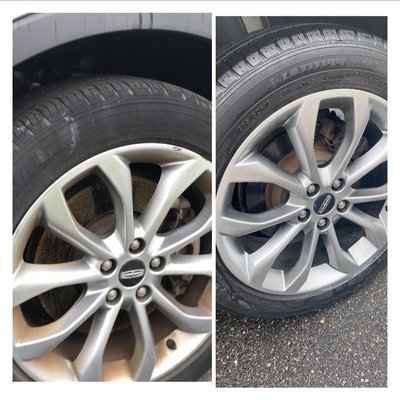 Before and after wheels