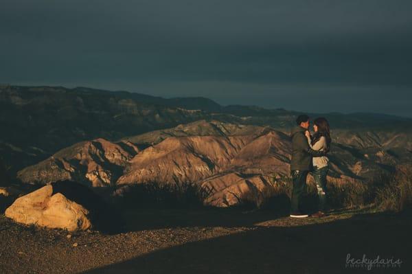 Beautiful Santa Barbara engagement session