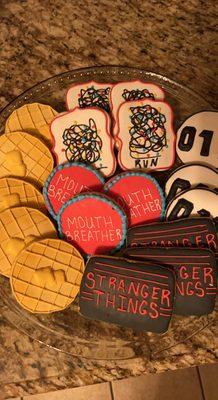 Stranger things themed Cookies