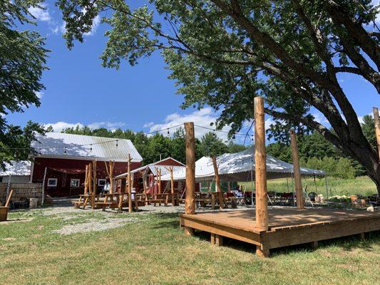 Live music venue, beer garden