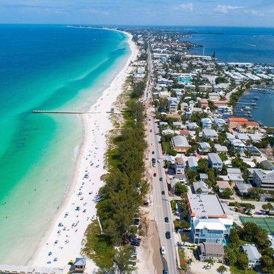 Birdseye view of Anna Maria Island