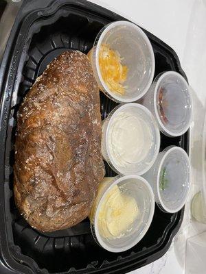 Loaded One Pound Baked Potato. Huge!