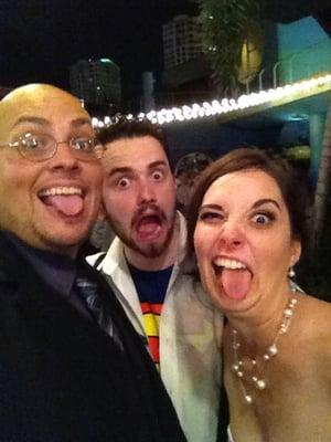 Yeah.  We always have fun with our brides and grooms!